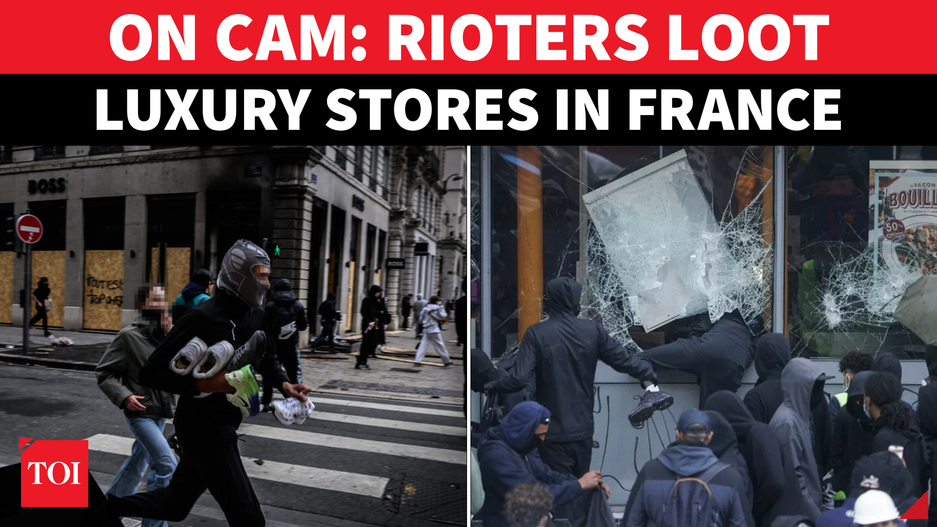 On cam: Rioters loot Apple, Louis Vuitton, Hermès stores in Paris ...