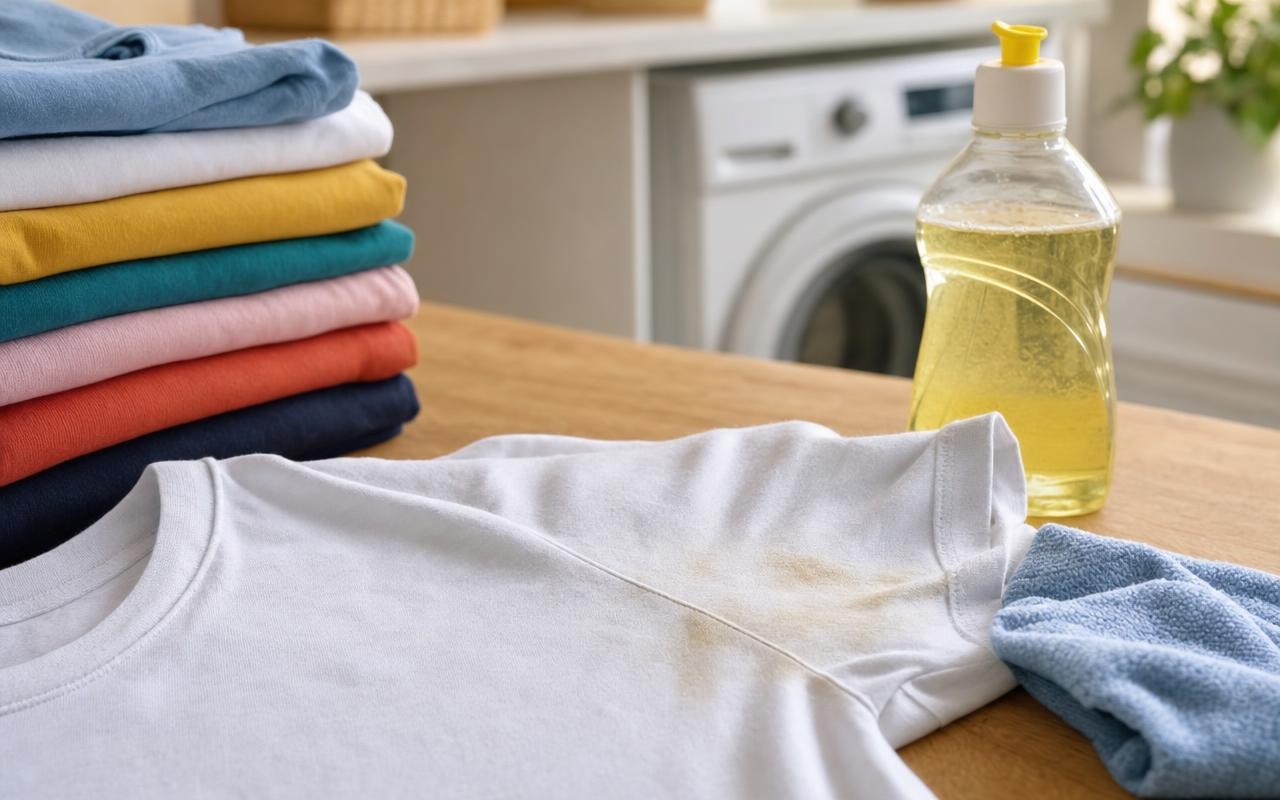Rubbing dish soap on deodorant stains: what is its actual purpose and ...