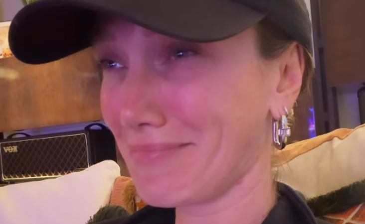 ‘Rough week’: Delta Goodrem fights back tears as she gives injury update