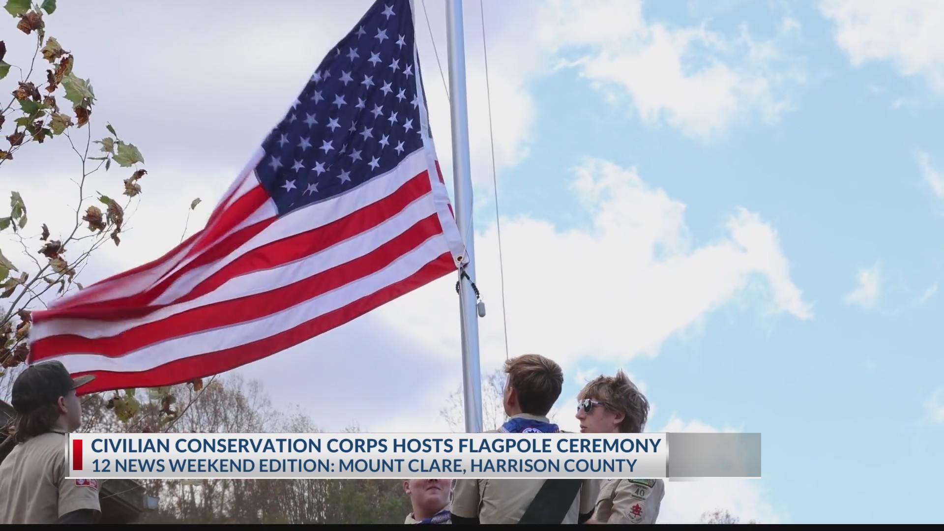 Bridgeport boy completes Eagle Scout flagpole project