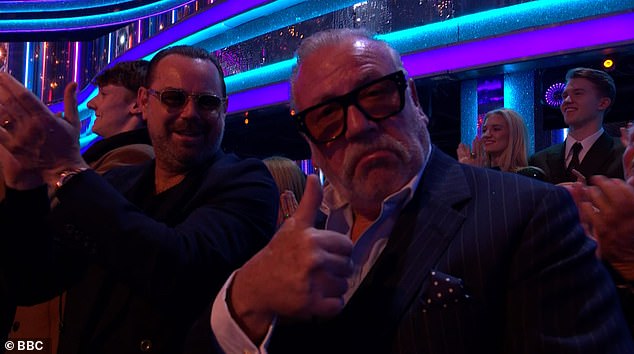 Strictly viewers go wild as they spot Danny Dyer and Ray Winstone ...