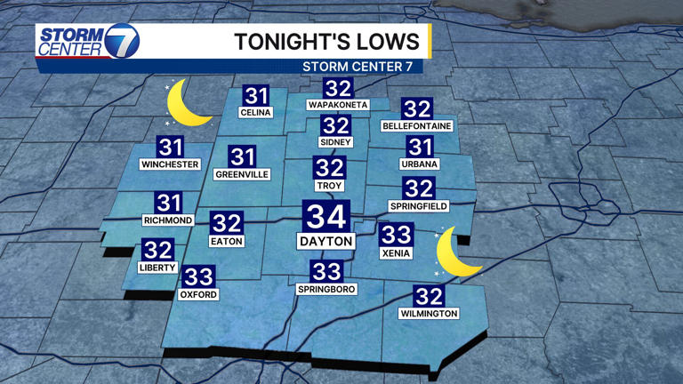 Freeze warning to bring frost to the Miami Valley
