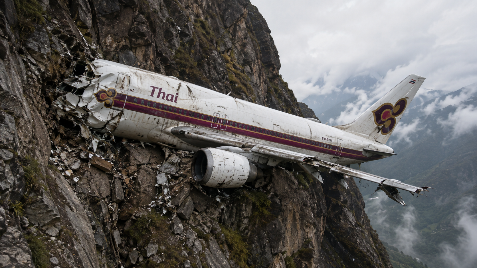 Thai Airways flight 311 slammed into a Himalayan cliff - documentary