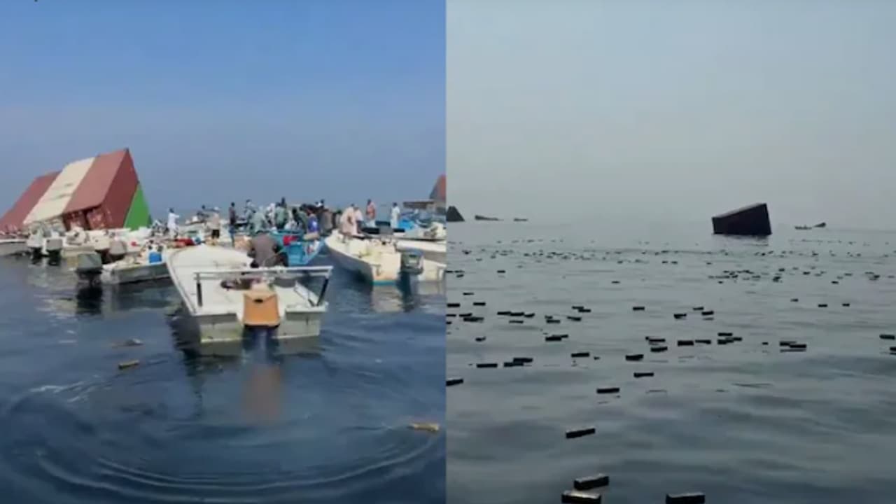 Iran fishermen rush for iPhones, perfumes from sunken ship; viral video ...