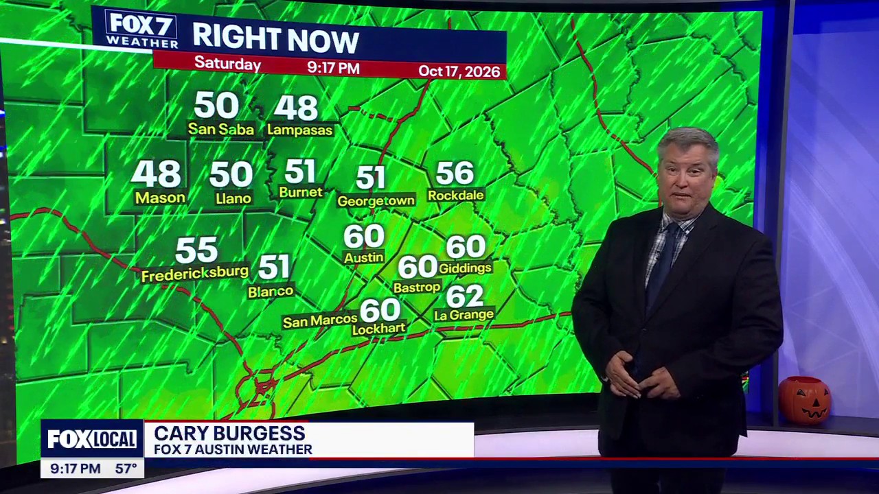 Austin weather: October 17 overnight forecast
