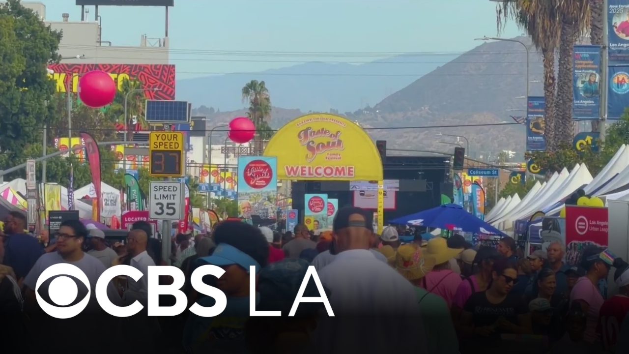 Crowds flood Crenshaw Boulevard for 21st annual Taste of Soul Festival