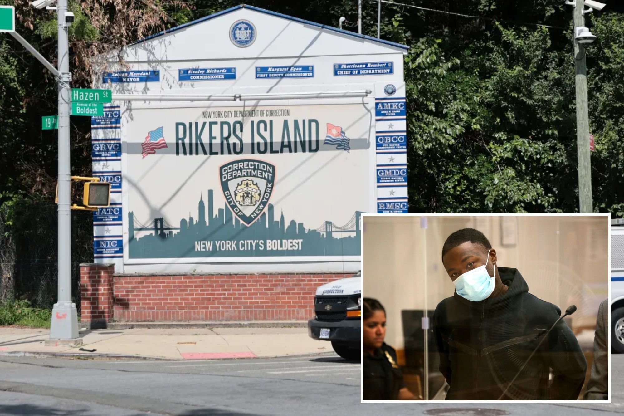 Bronx murderer demands $1M after slipping in jail shower