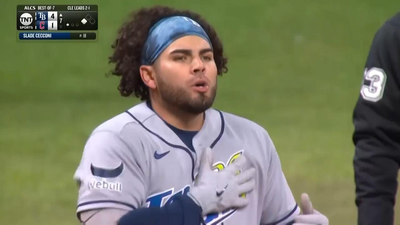 Rays capitalize on Guardians errors, win 7-3 to tie ALCS at 2-2
