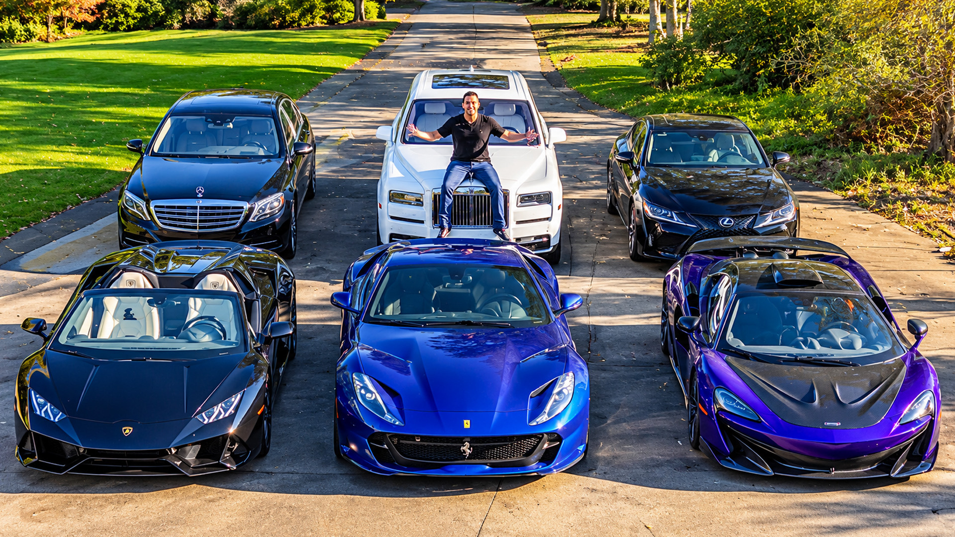 Rare supercars fill this impressive private garage