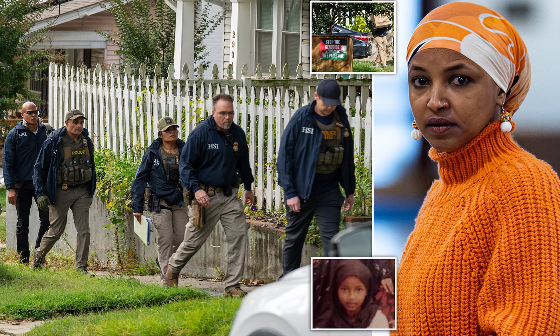 Federal agents go 'dumpster diving' through Ilhan Omar's trash for DNA