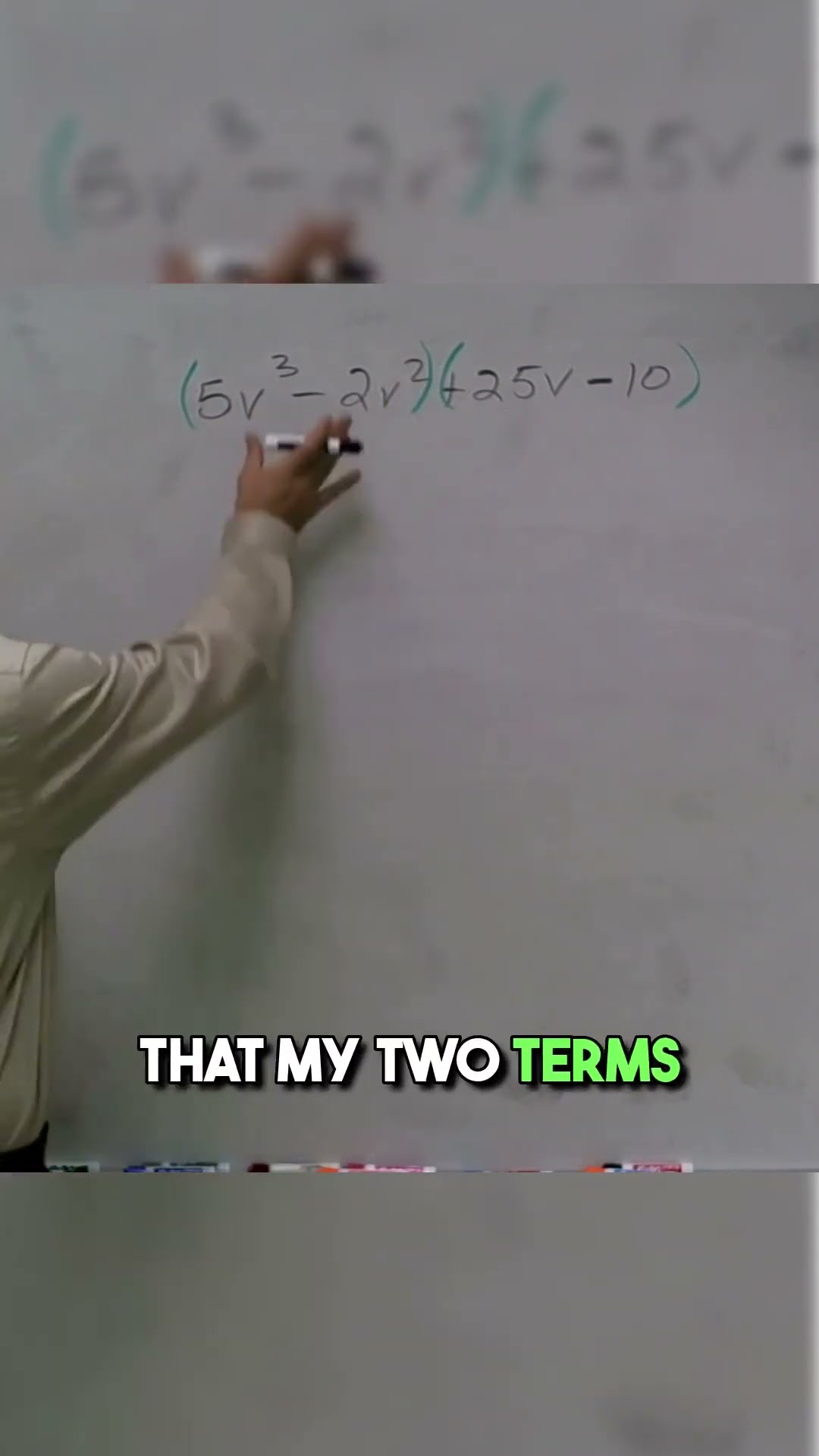 What do these two terms share in common #factorbygrouping #polynomials ...
