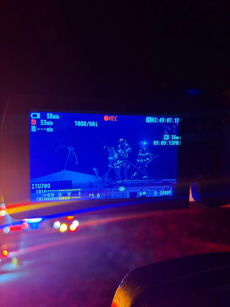 Large fire response reported on Dean Forest Road