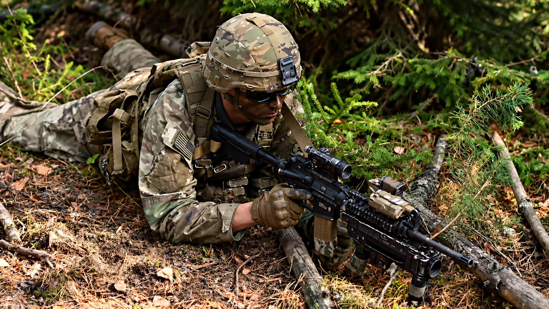US Army soldiers conduct squad training in Europe