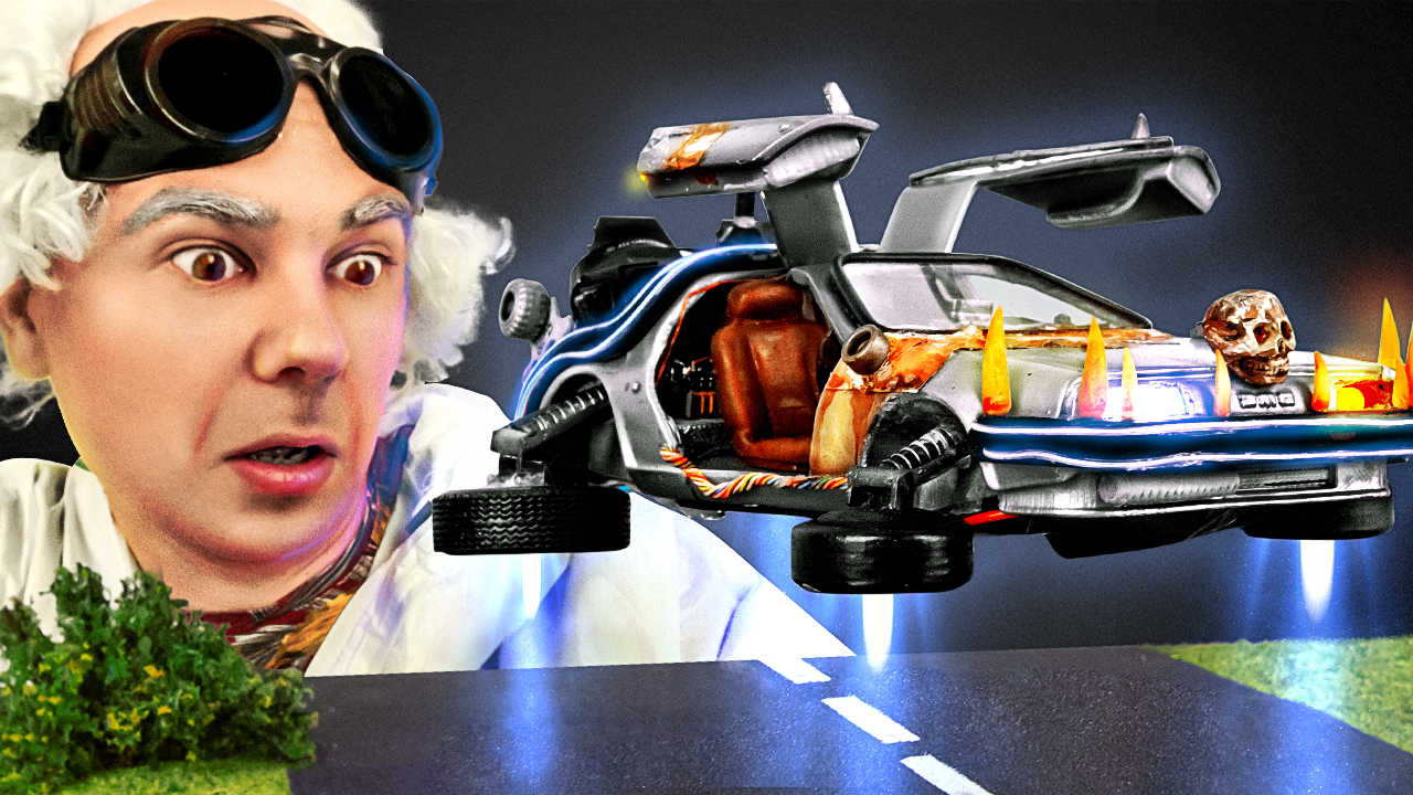 Creating a floating DeLorean: A DIY adventure
