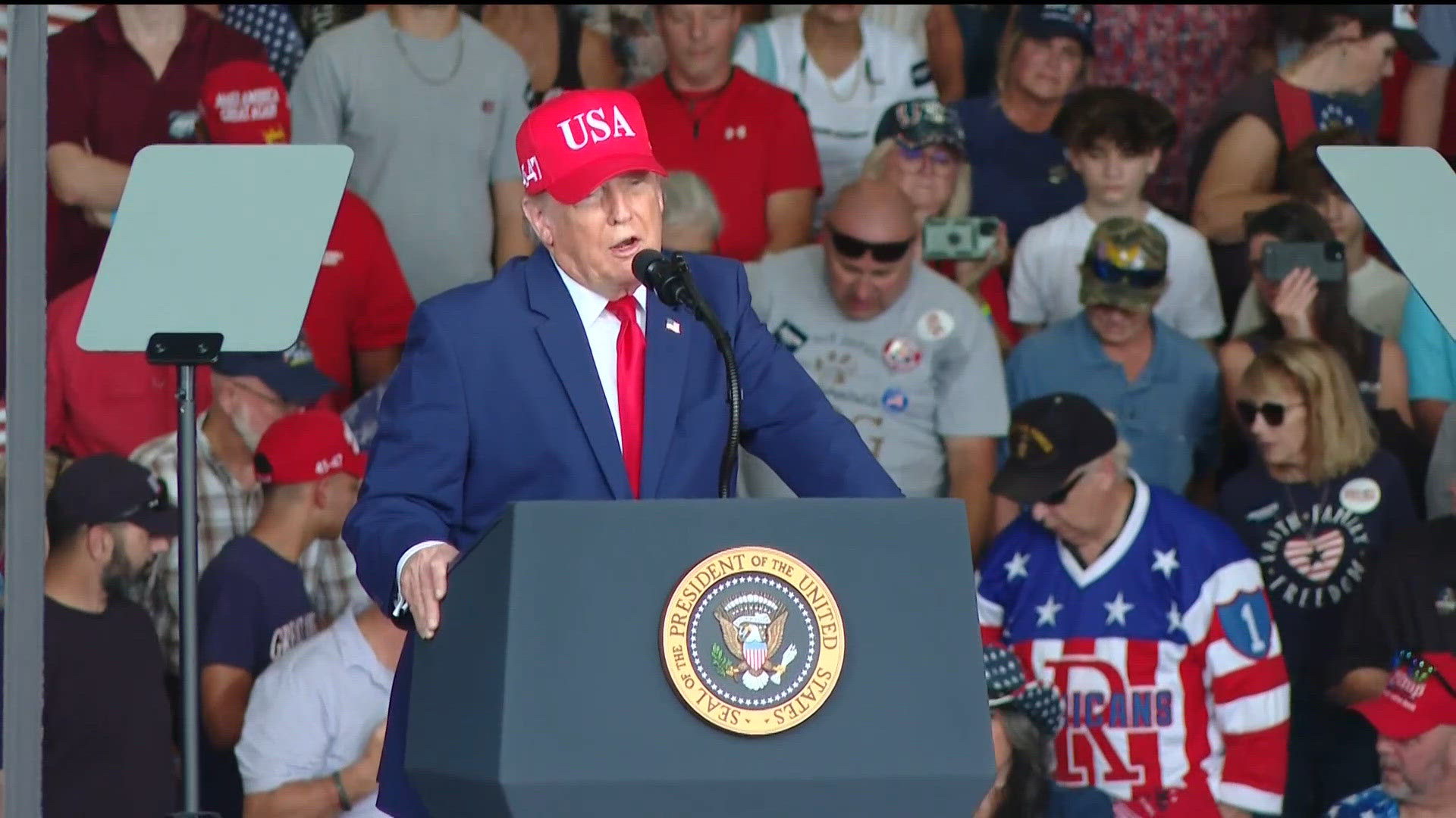 President Trump pledges support to Georgia GOP candidates