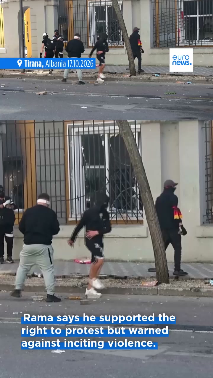 Albanian police fire rubber bullets and arrest hundreds as anti ...