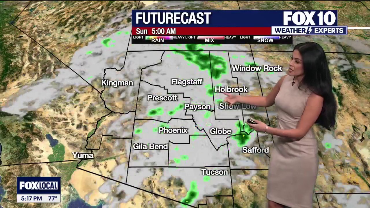 Arizona weather forecast: A chance for rain this weekend