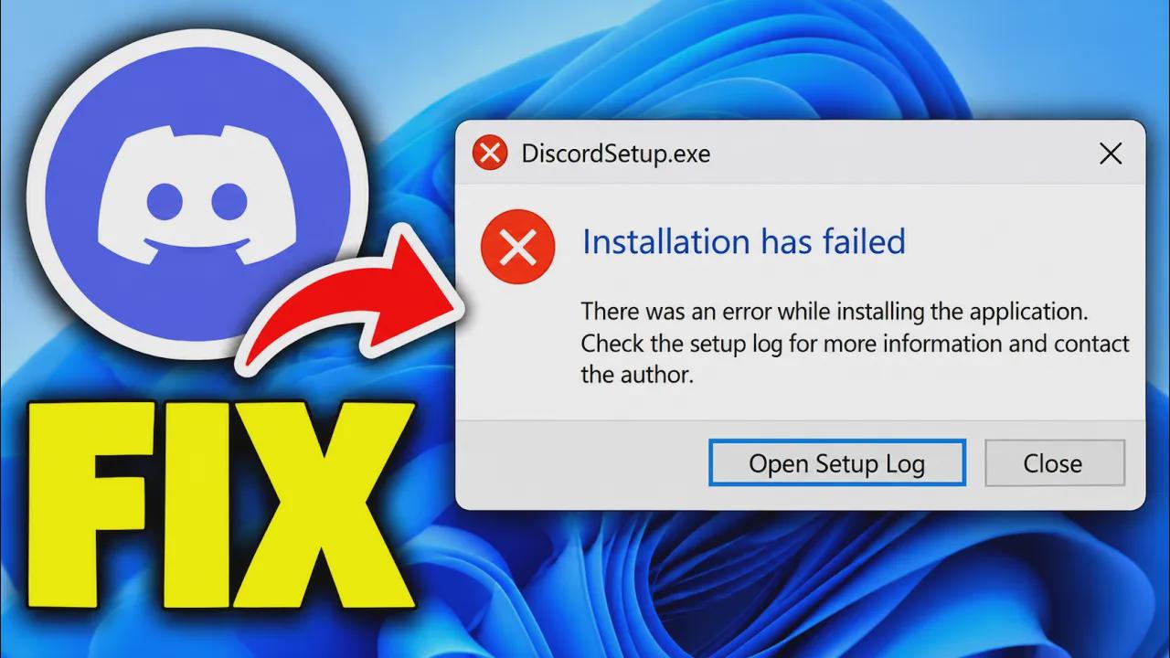 How To Fix Installation Has Failed Discord