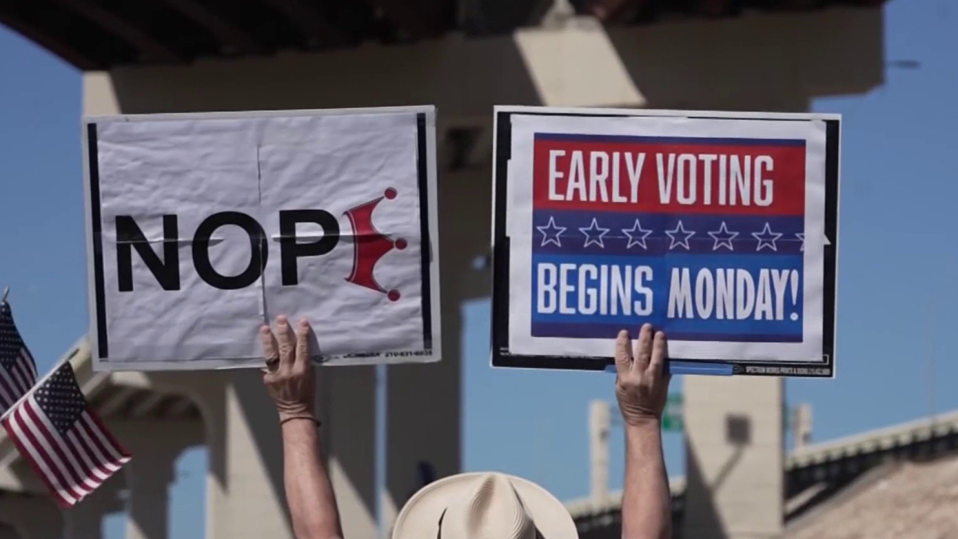 No Kings protest in San Francisco encourages early voting