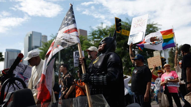 Thousands of No Kings protests held for nationwide early voting day of ...