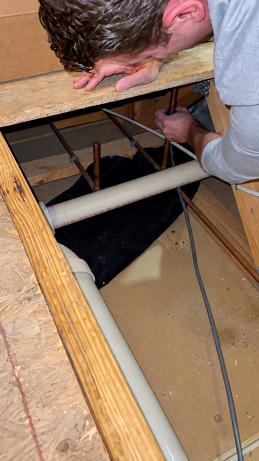 Converting an unwanted shower into a closet