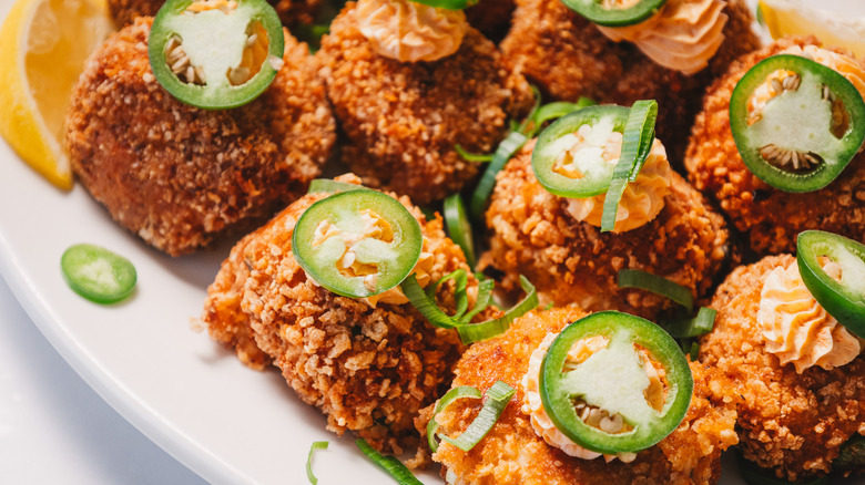 Crab cake jalapeño popper bites recipe