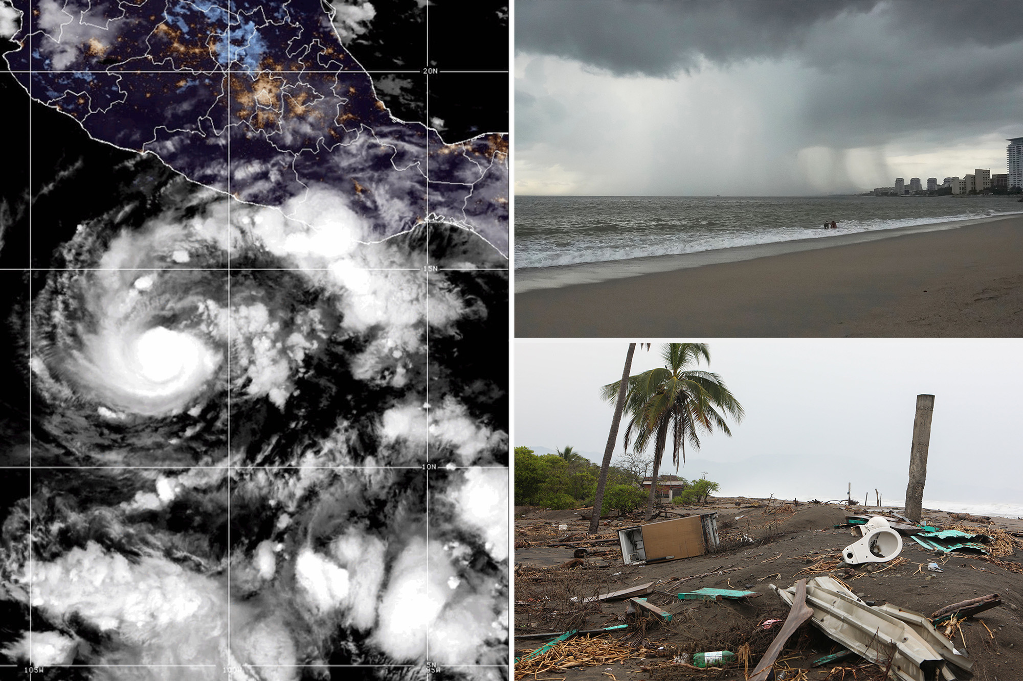 Hurricane Trudy strengthens to category 2 on approach to Mexico coast