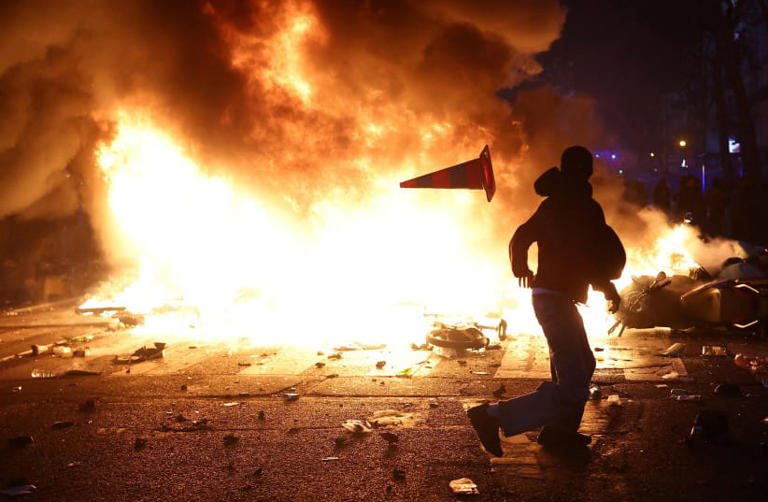 Paris's cost of living protests spiral into France's worst violence ...