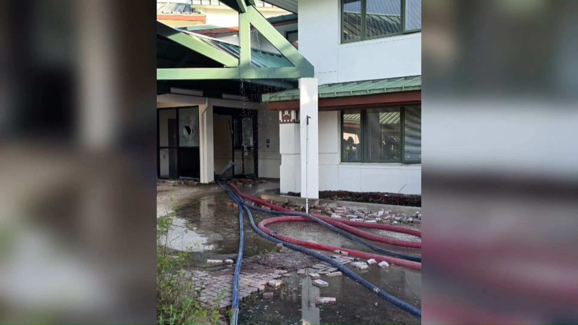 Crews contain 3-alarm fire at vacant Jewish Community Center building ...