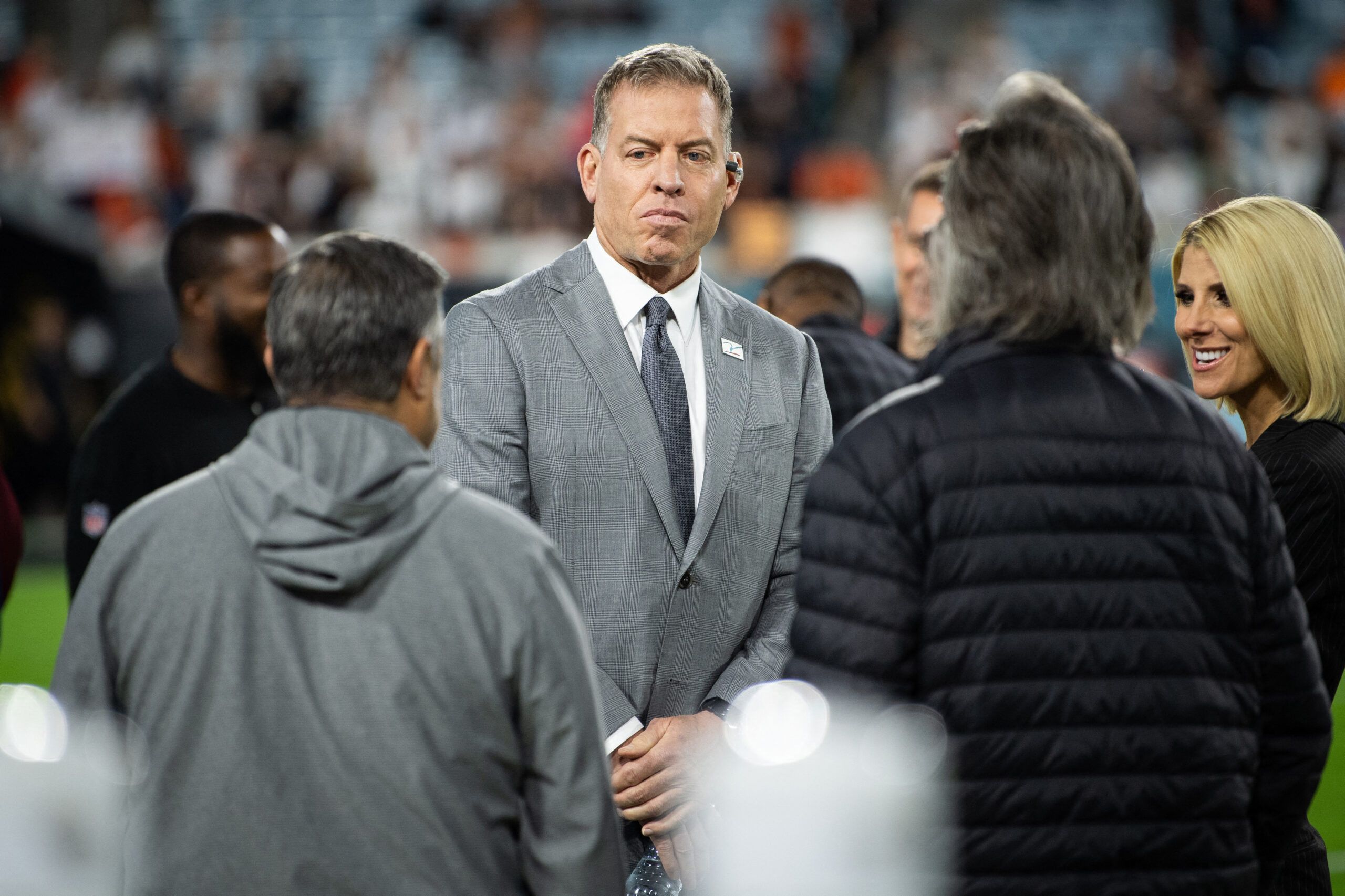He just needs to stop, step away from it — Mike Florio believes Troy Aikman needs to make a business decision to maximize his 2027 options