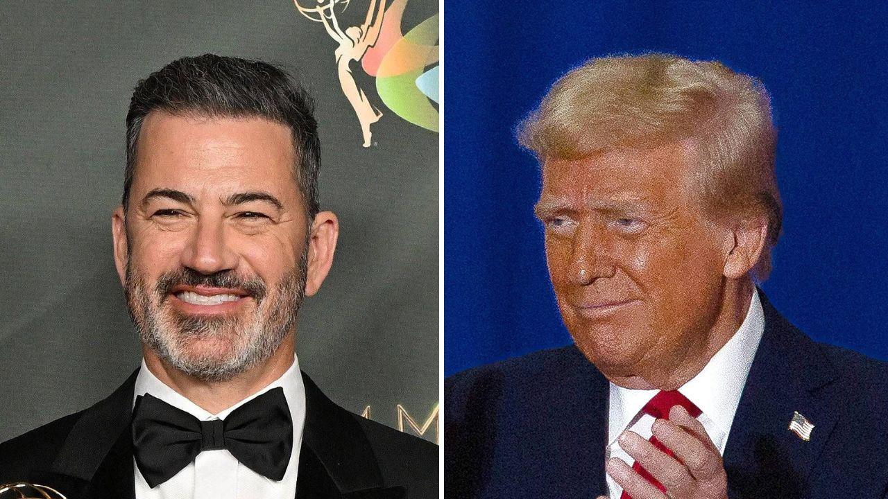 Jimmy Kimmel slams Donald Trump for sharing AI tiger wrestling video ...