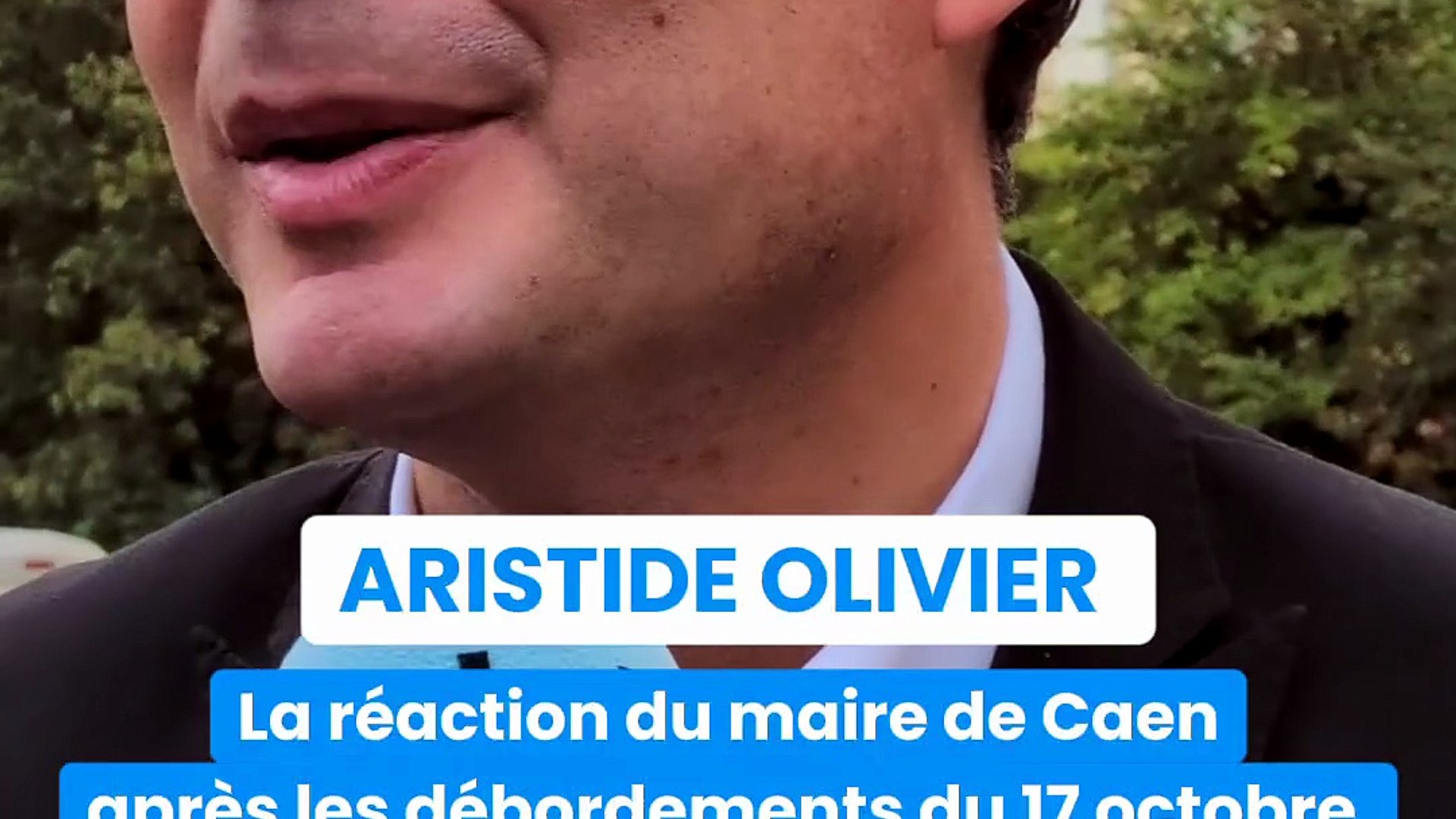 La réaction du maire de Caen après les dégradations du 17 octobre