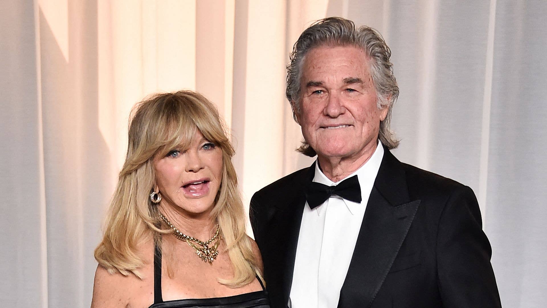 Goldie Hawn, 80, stuns with old Hollywood transformation during rare red carpet appearance with Kurt Russell