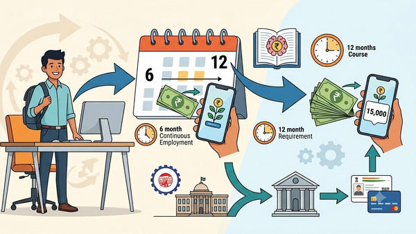 EPFO scheme offers up to ₹15,000 to first-time employees: Check ...