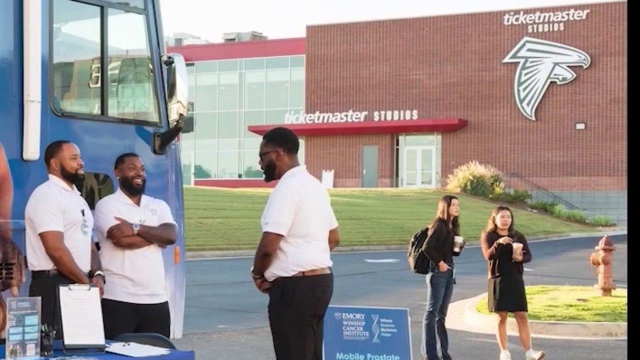 Falcons & Winship offer free prostate screenings at stadium