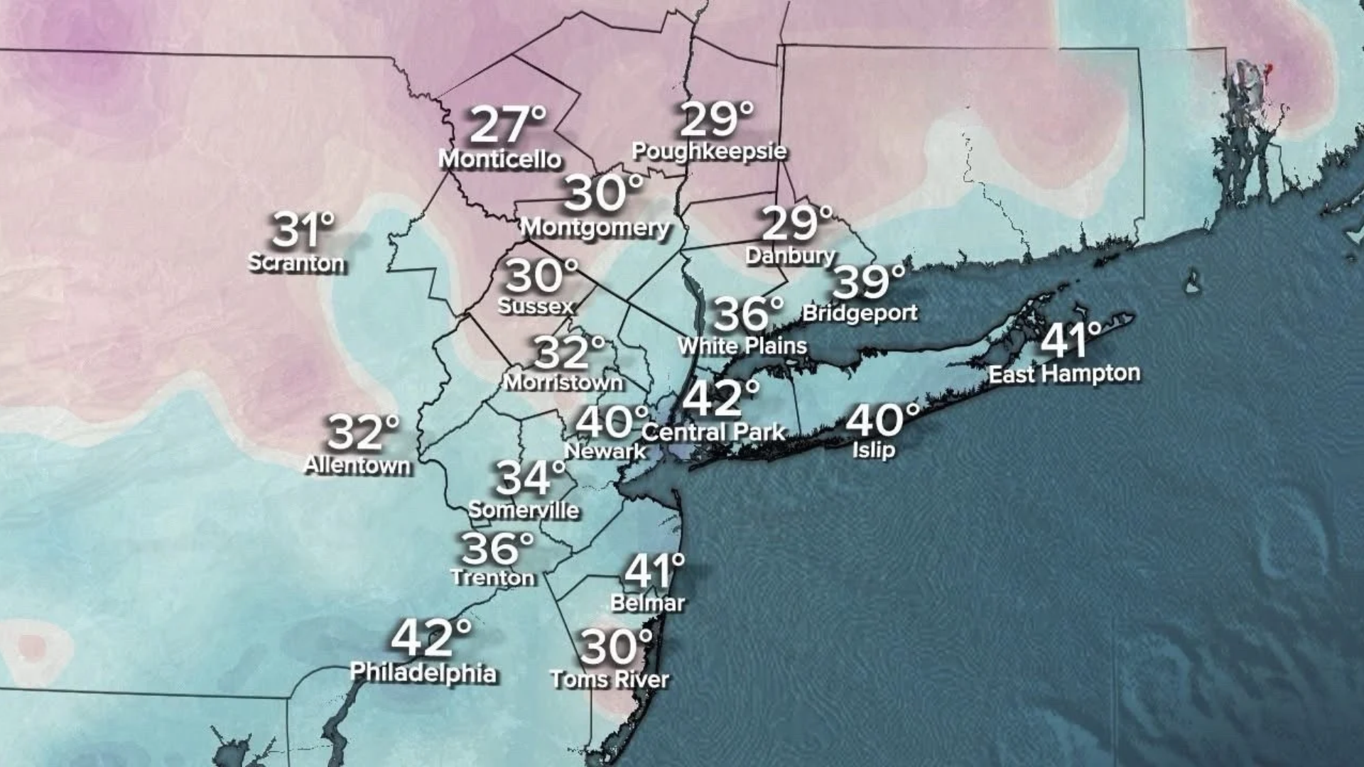Coldest morning of the season? Temperatures plunge into the 20s and 30s