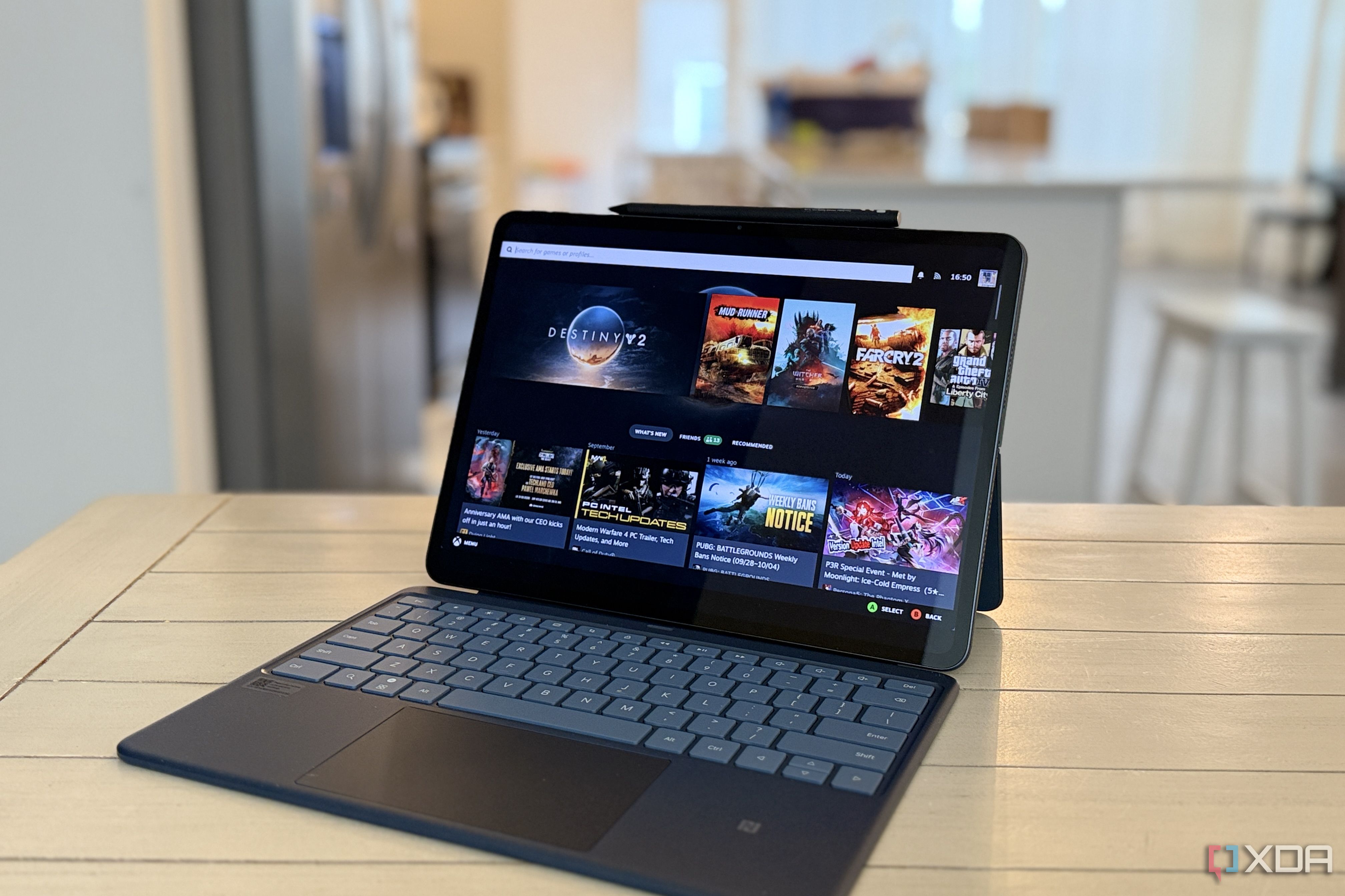 An old Android tablet makes a better Steam Link screen than any ...