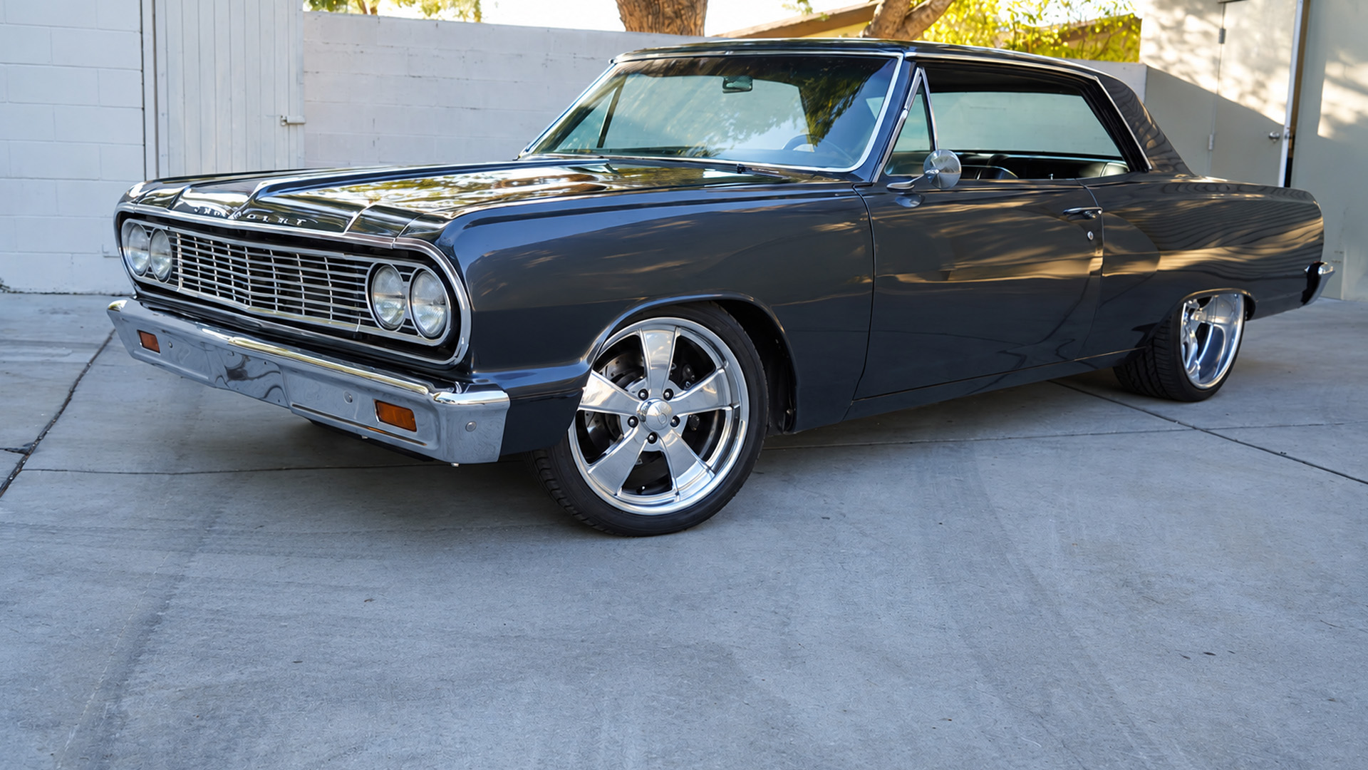 Garage built American muscle with a custom Chevy Chevelle