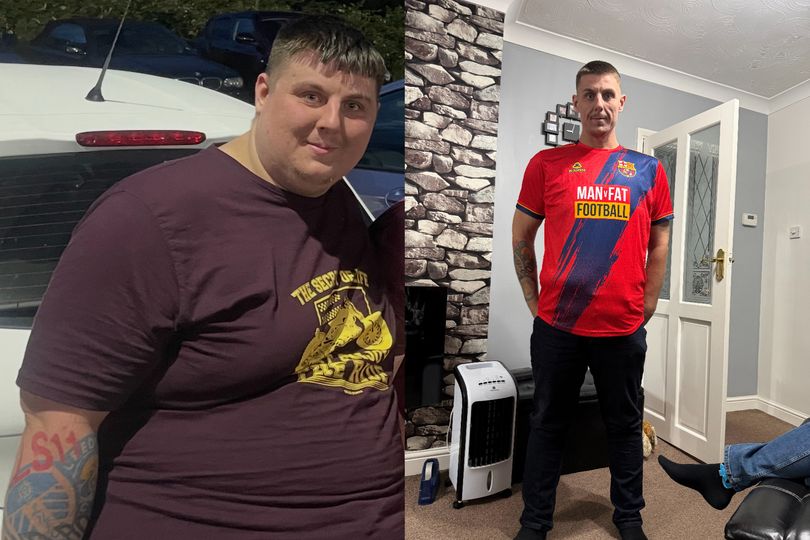 Dad of three lost half his body weight after kicking comfort eating habit