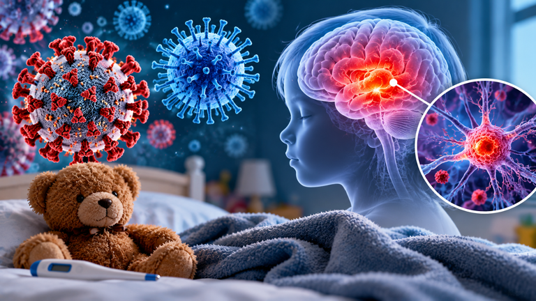 Flu & COVID-19 linked to 90% of cases of rare, life-threatening brain ...