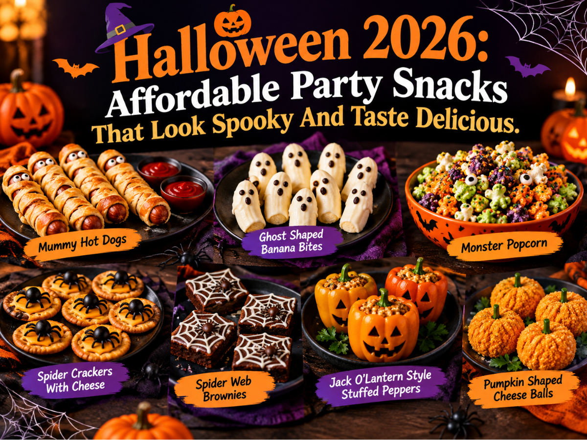 Halloween 2026: Affordable party snacks that look spooky and taste ...