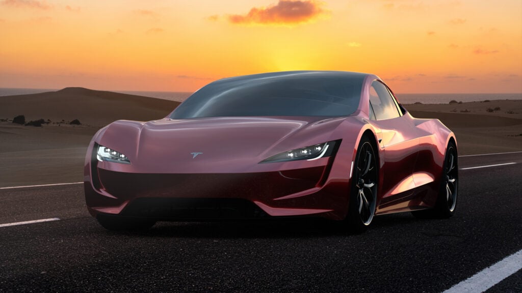 Tesla promises its flying Roadster for 2028, but MKBHD has one question ...