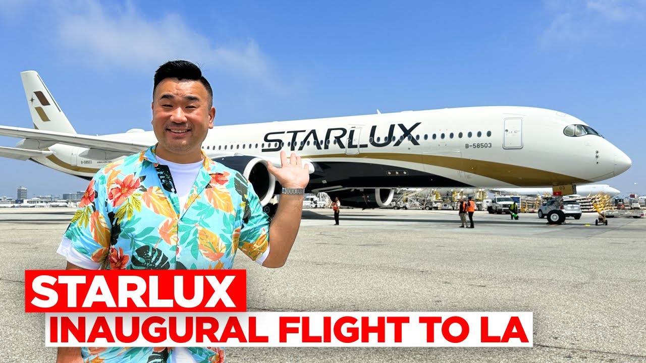 Inside Starlux Airlines’ A350 first class inaugural flight