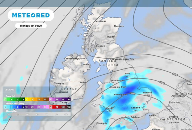 UK weather: Newcastle braces for 24.6mm Wednesday deluge as autumn ...