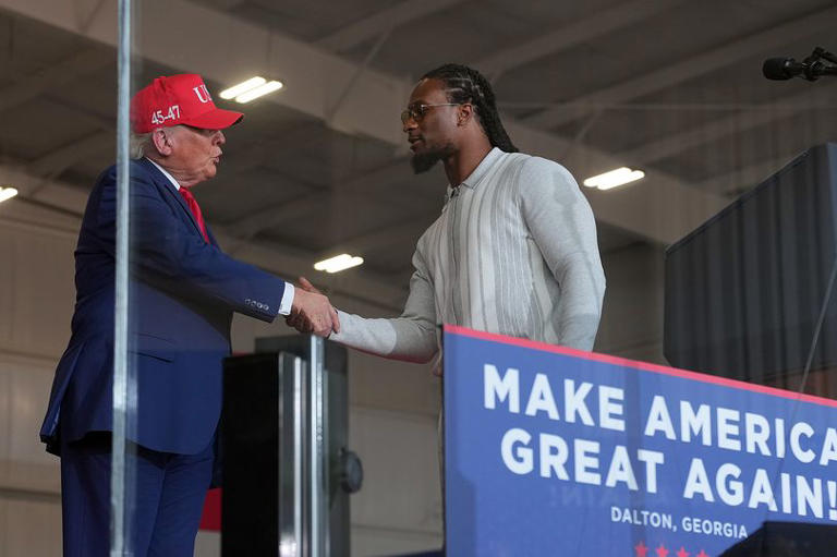 Georgia football fans blame Donald Trump rally for historic upset loss ...