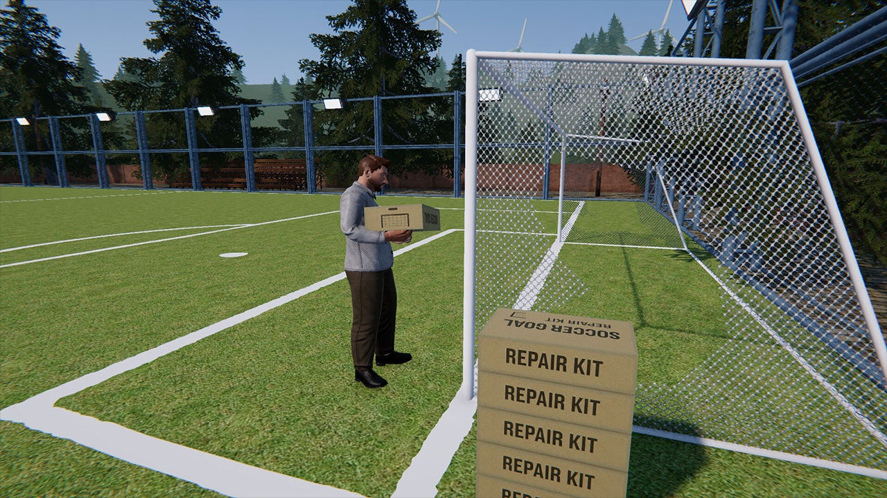 Football pitch simulator - official release date trailer