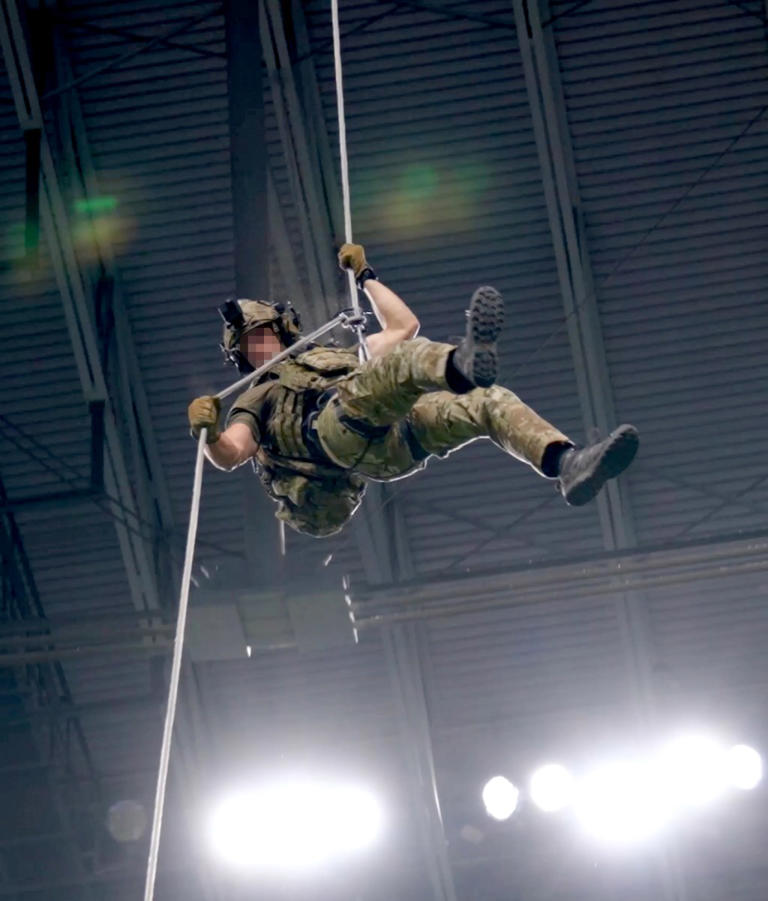 Air Force commando dies after falling from 170-foot rafters during fast ...