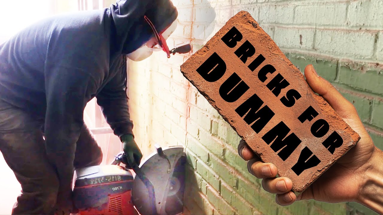Brick Laying for Dummy. A PRO saves our renovation.