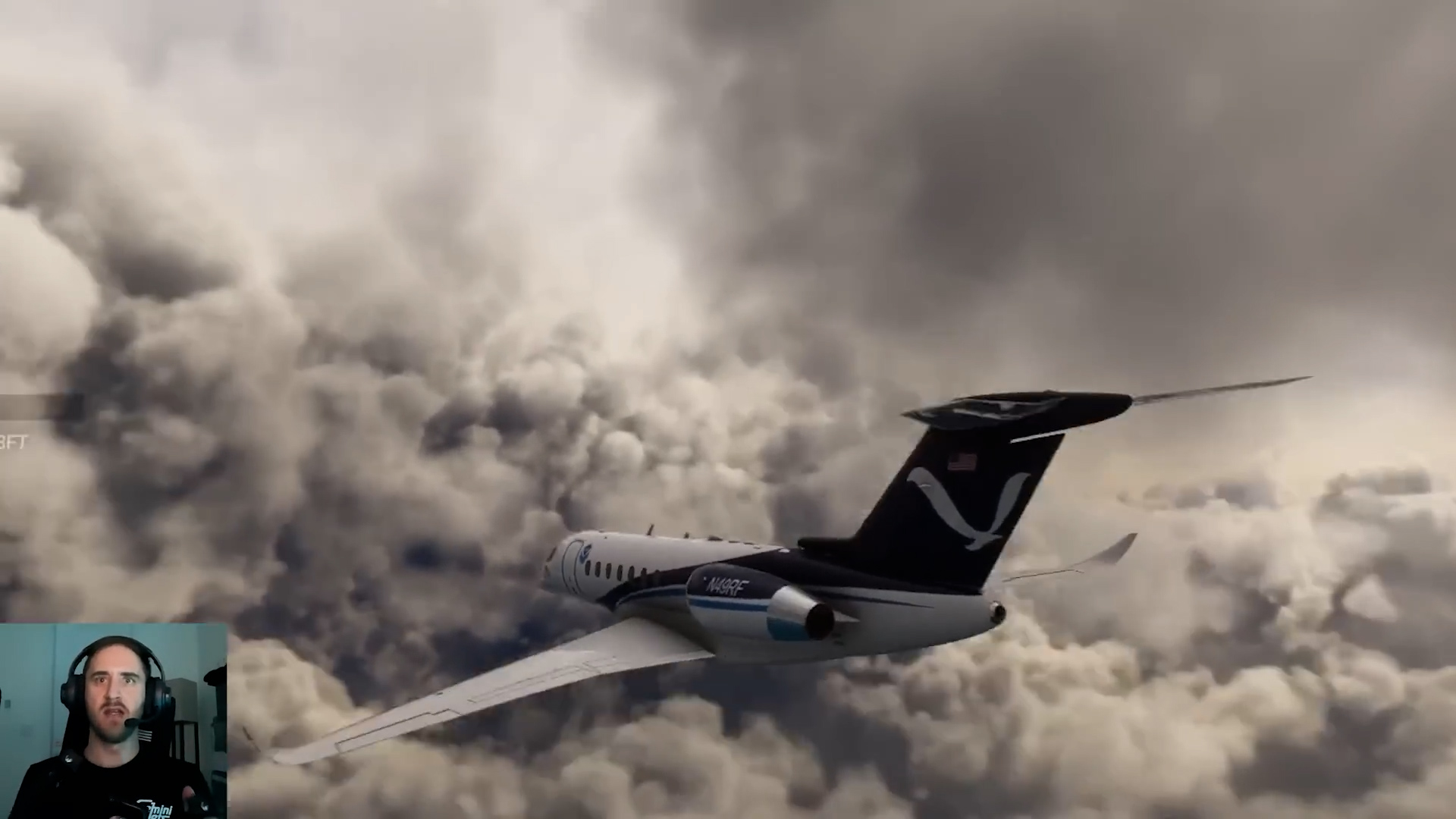 Microsoft Flight Simulator weather at its most extreme: a category 5 ...