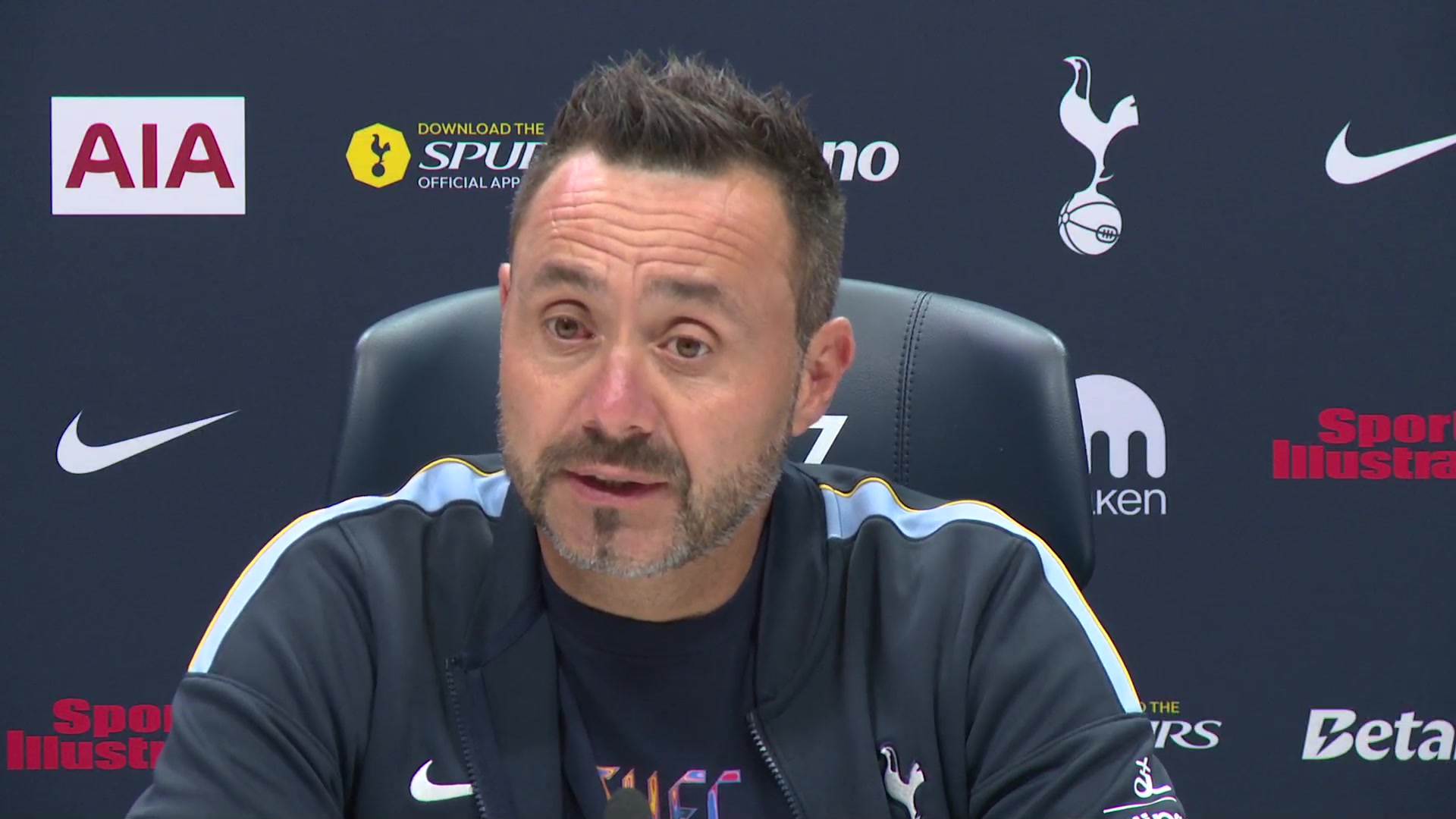 Spurs manager Roberto De Zerbi previews their Premier League match at ...
